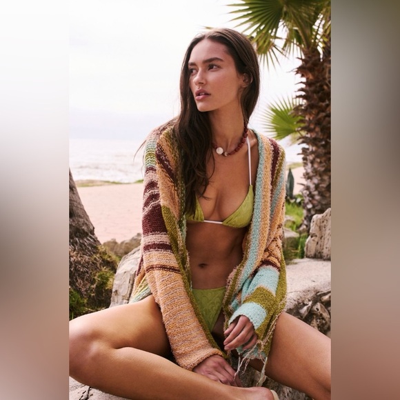 Free People Baja Cardi Size Large NWT - Picture 4 of 15